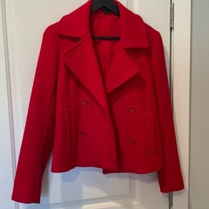 Theory Ardent Pinata Cropped Peacoat size 4